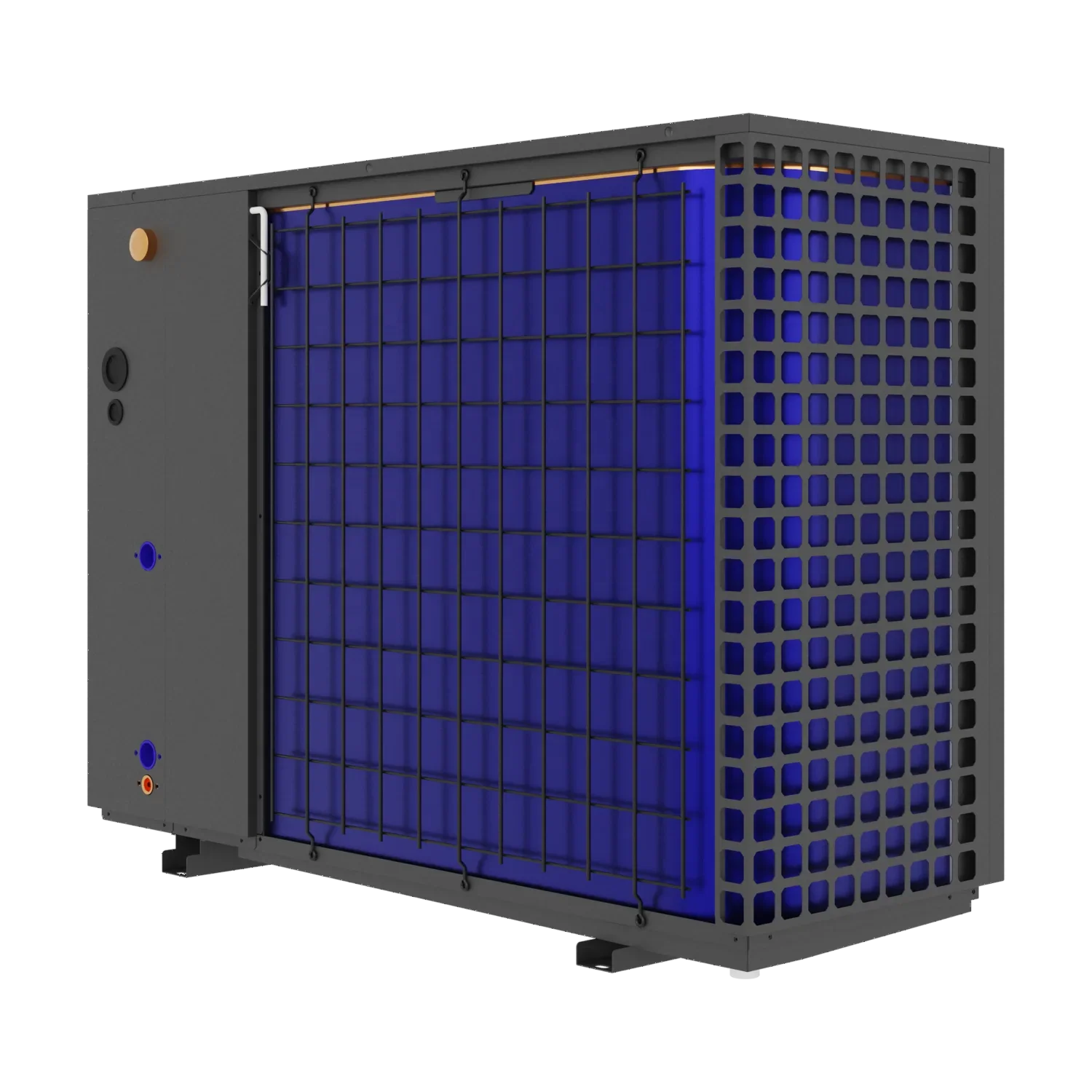 16kW Three-Phase R290 Solar-Powered PV-Powered Air Water Heat Pump Metal Domestic Hot Water Heating/Cooling Air Source Heat Pump