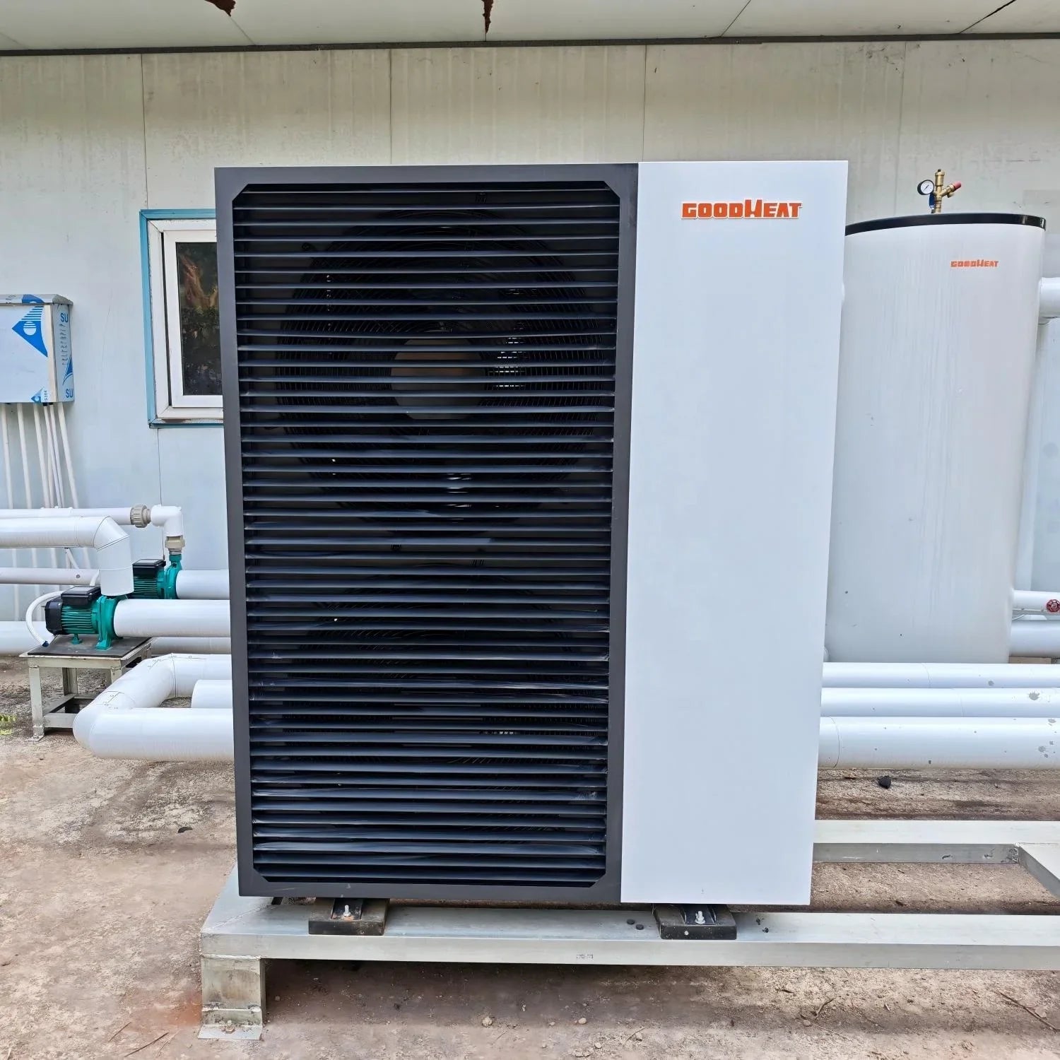 R32 18kW Three Phase Original Factory's Monoblock EVI Air to Water Heat Pump for Residential Use High COP Electric Power Source