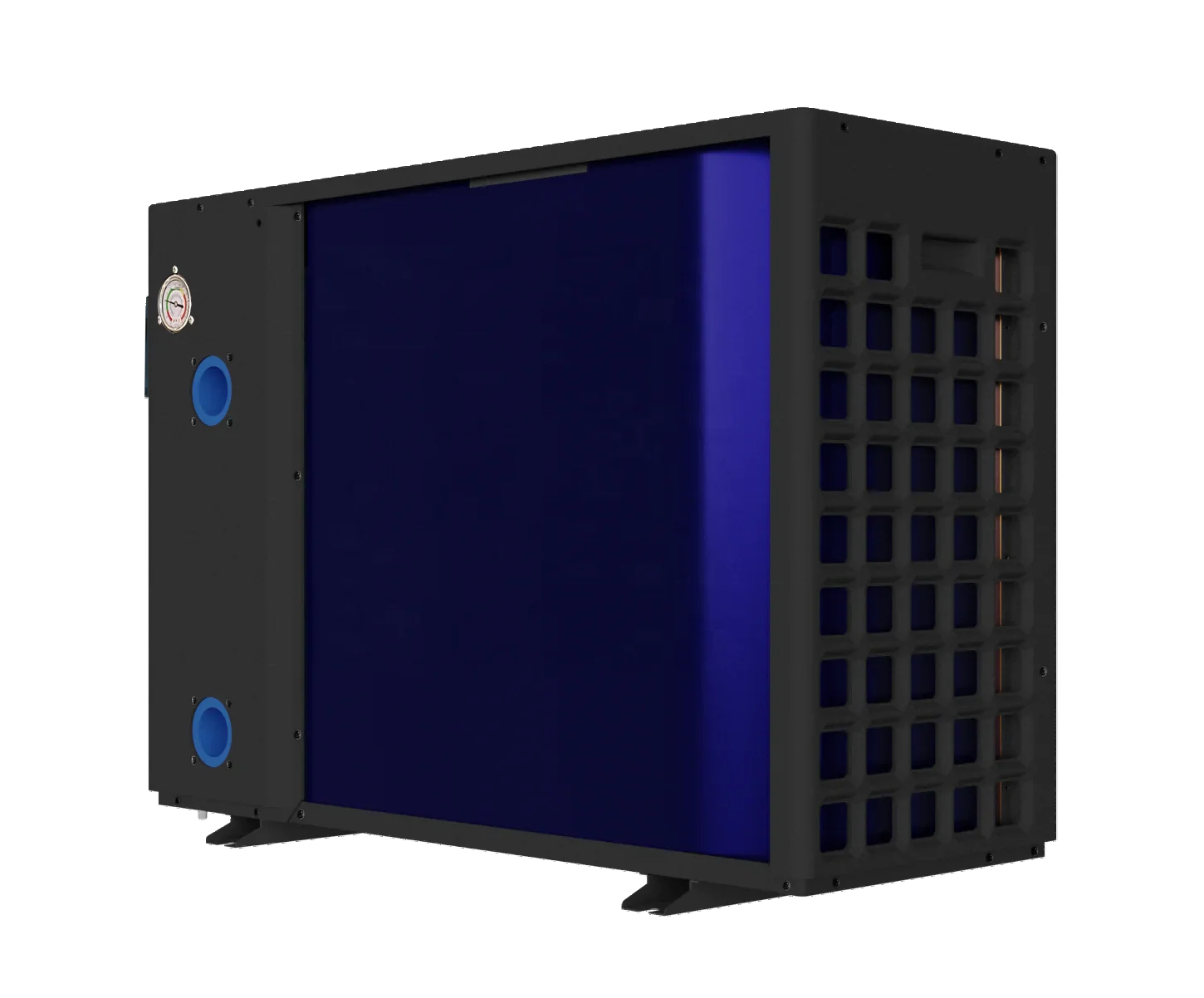 25kW R32 WiFi Remote Control Full DC Inverter ABS+ASA Swimming Pool Heat Pump High Efficiency French Operating Electric Metal