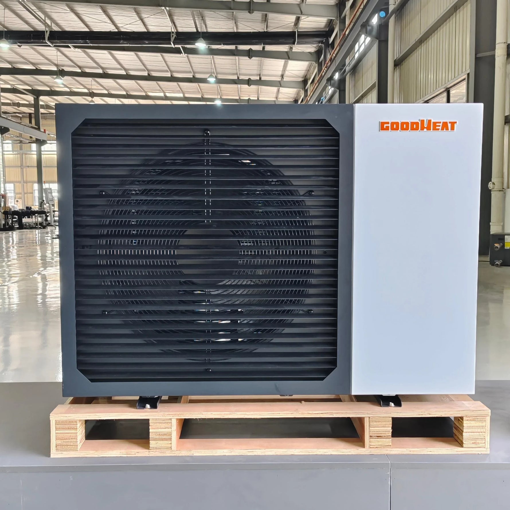 R32 10kW Residential Monoblock Heat Pump High COP Original Factory Electric Power Source Metal Housing for Household Application