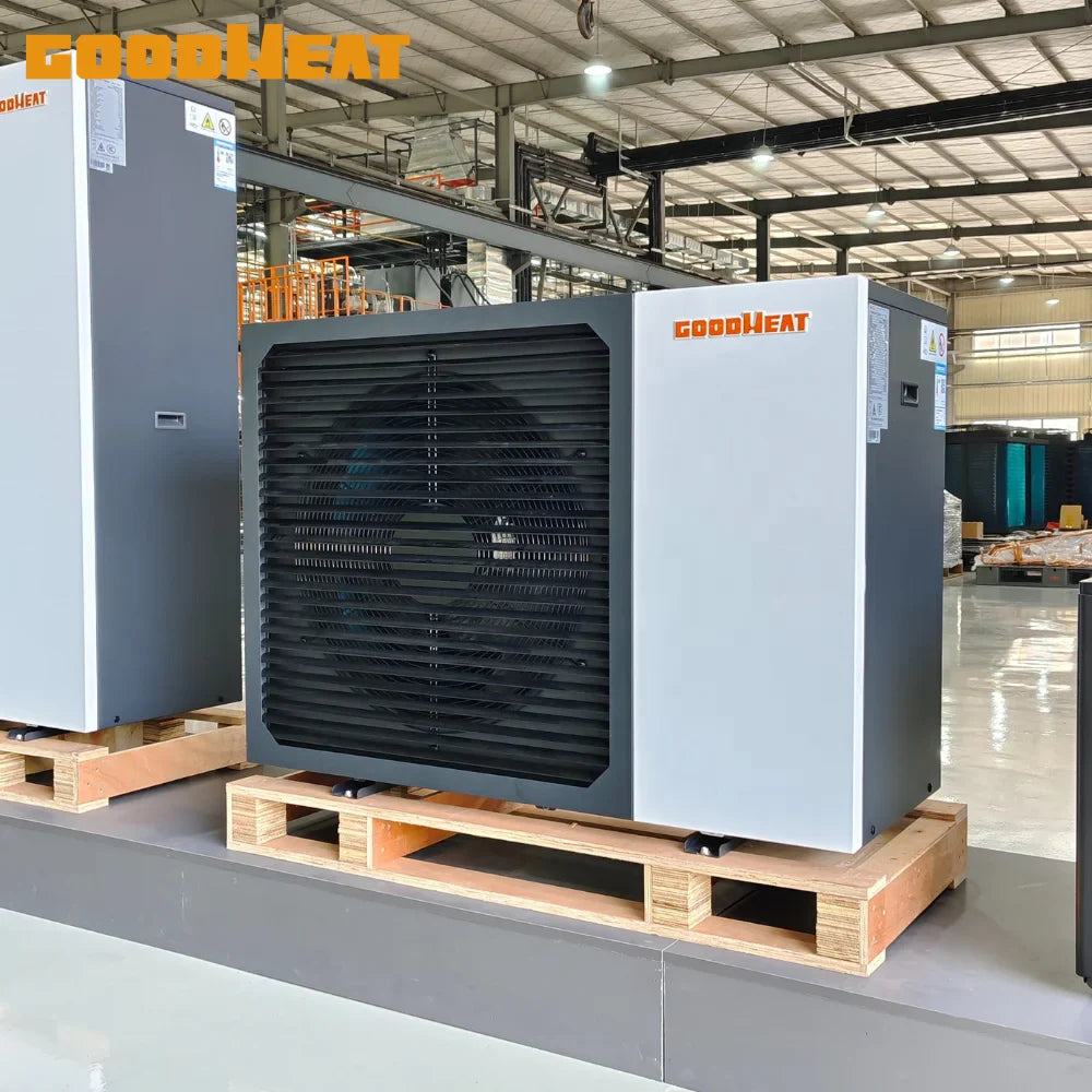 R32 10kW Residential Monoblock Heat Pump High COP Original Factory Electric Power Source Metal Housing for Household Application