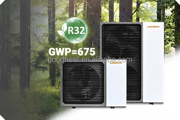R32 12kW Three Phase Air Source Heat Pump High Efficiency Three-Phase Heating Cooling Electric Domestic Hot Water Metal