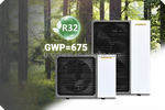 R32 8kW Residential Monoblock Air Source Heat Pump Electric Powered French Operating for Heating/Cooling/Domestic Hot Water